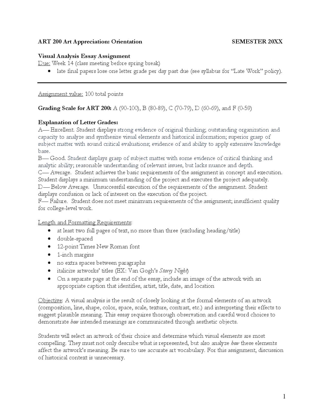 1 ART 200 Art Appreciation Exams Art Docsity