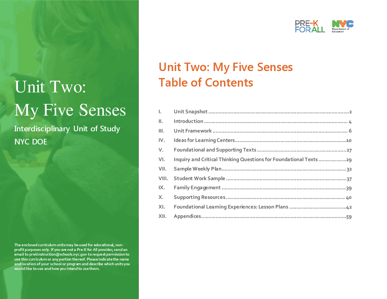Unit Two: My Five Senses | Resúmenes World Music | Docsity