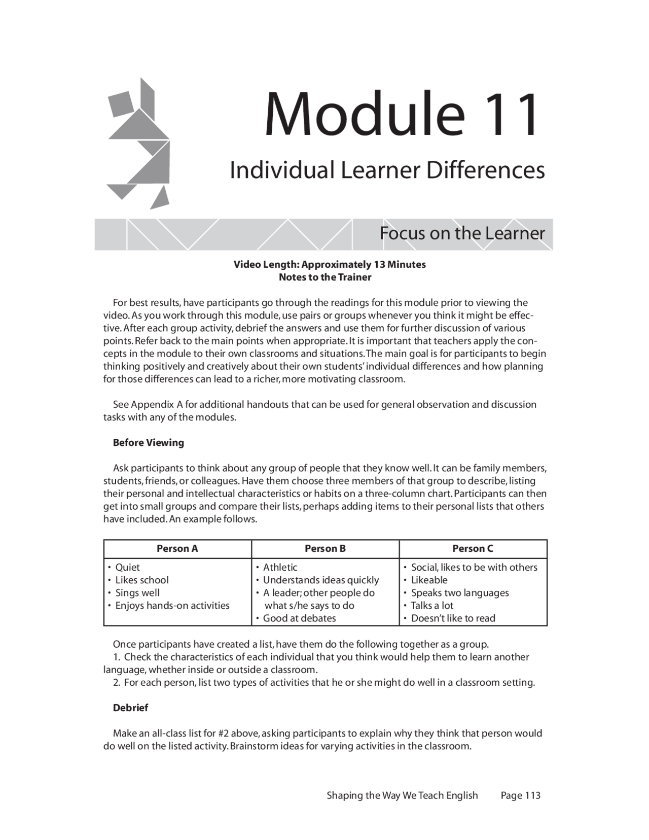 Module 11; | Study notes English Literature | Docsity