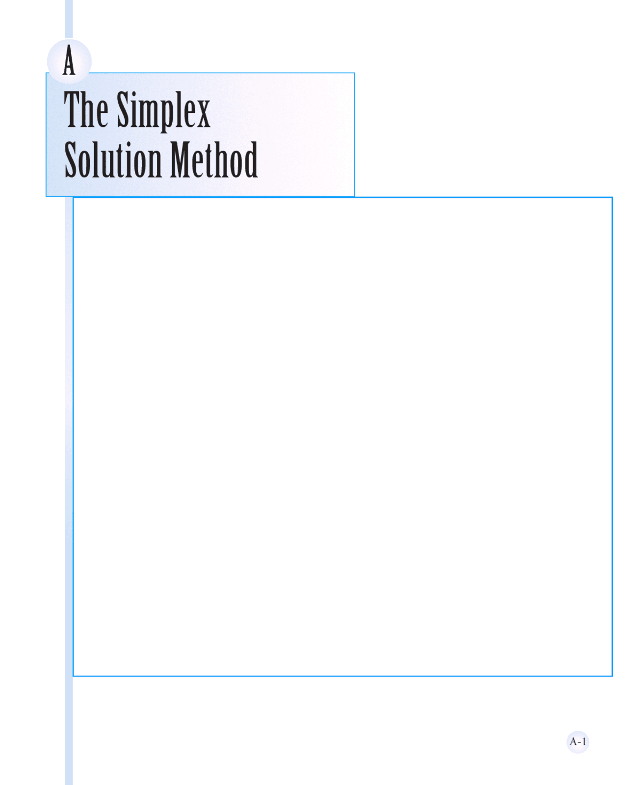 The Simplex Solution Method | Study notes Linear Programming | Docsity