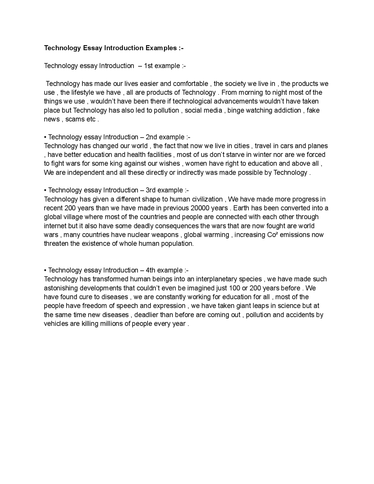 Technology Essay Introduction Examples | Study notes Ballistic and ...