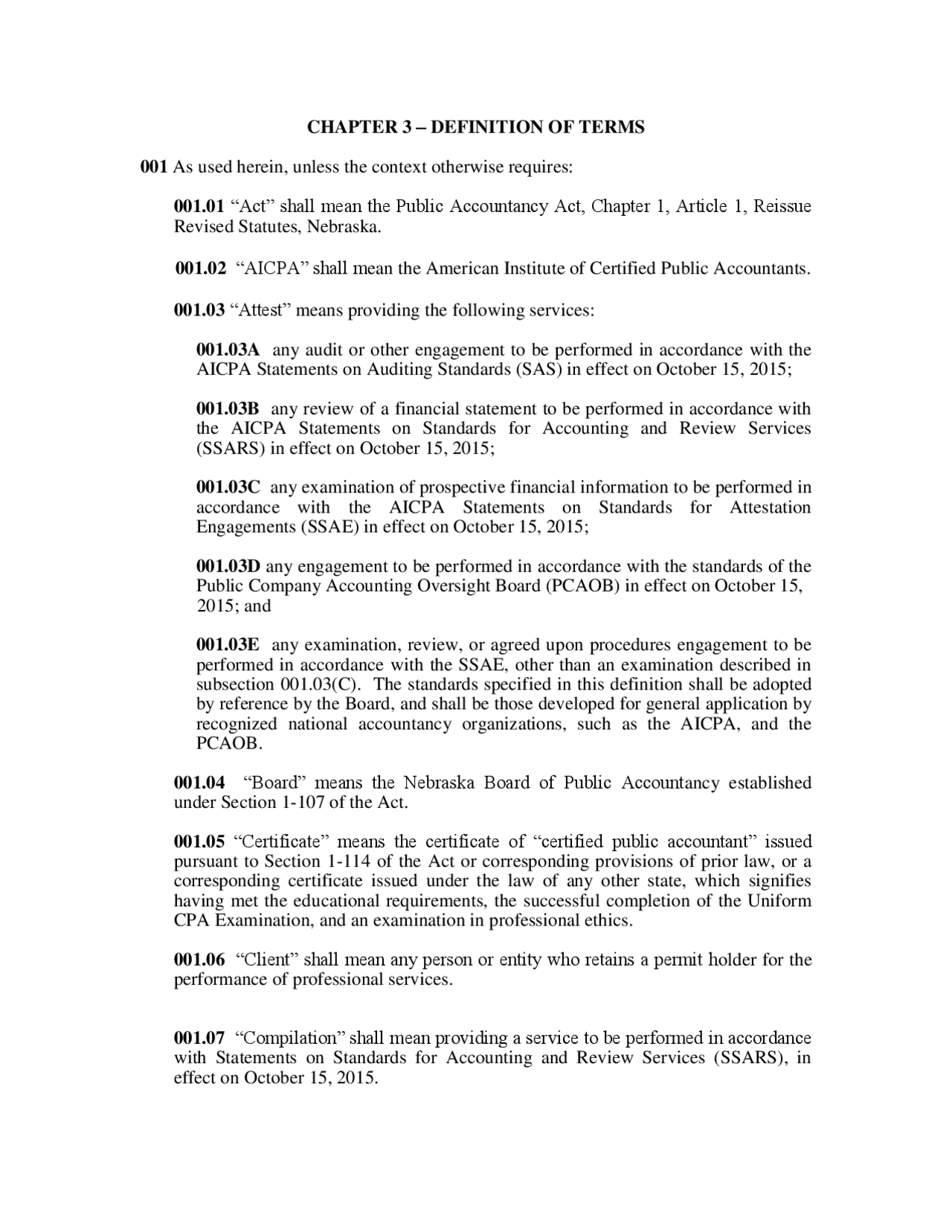 CHAPTER 3 – DEFINITION OF TERMS | Summaries Accounting | Docsity