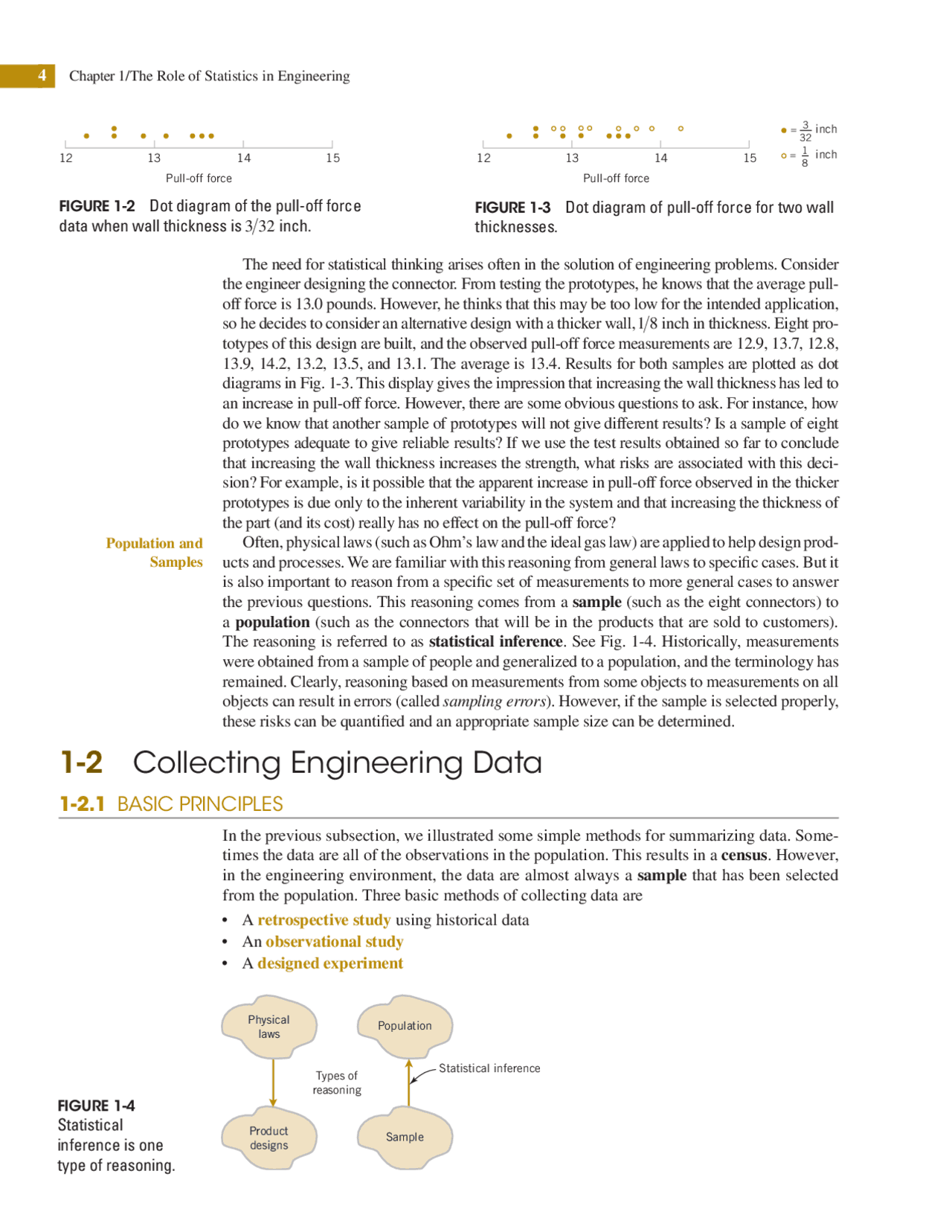 1-2 Collecting Engineering Data | Lecture notes Engineering - Docsity