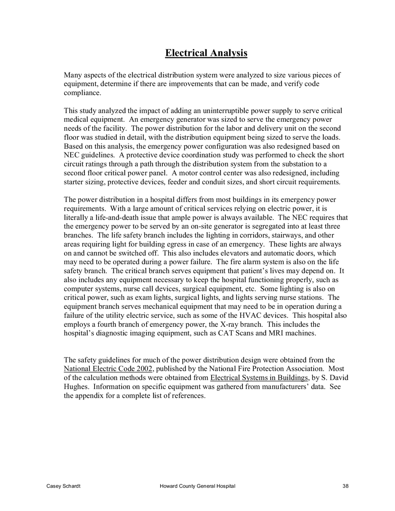 Electrical Analysis | Study Guides, Projects, Research Design history ...