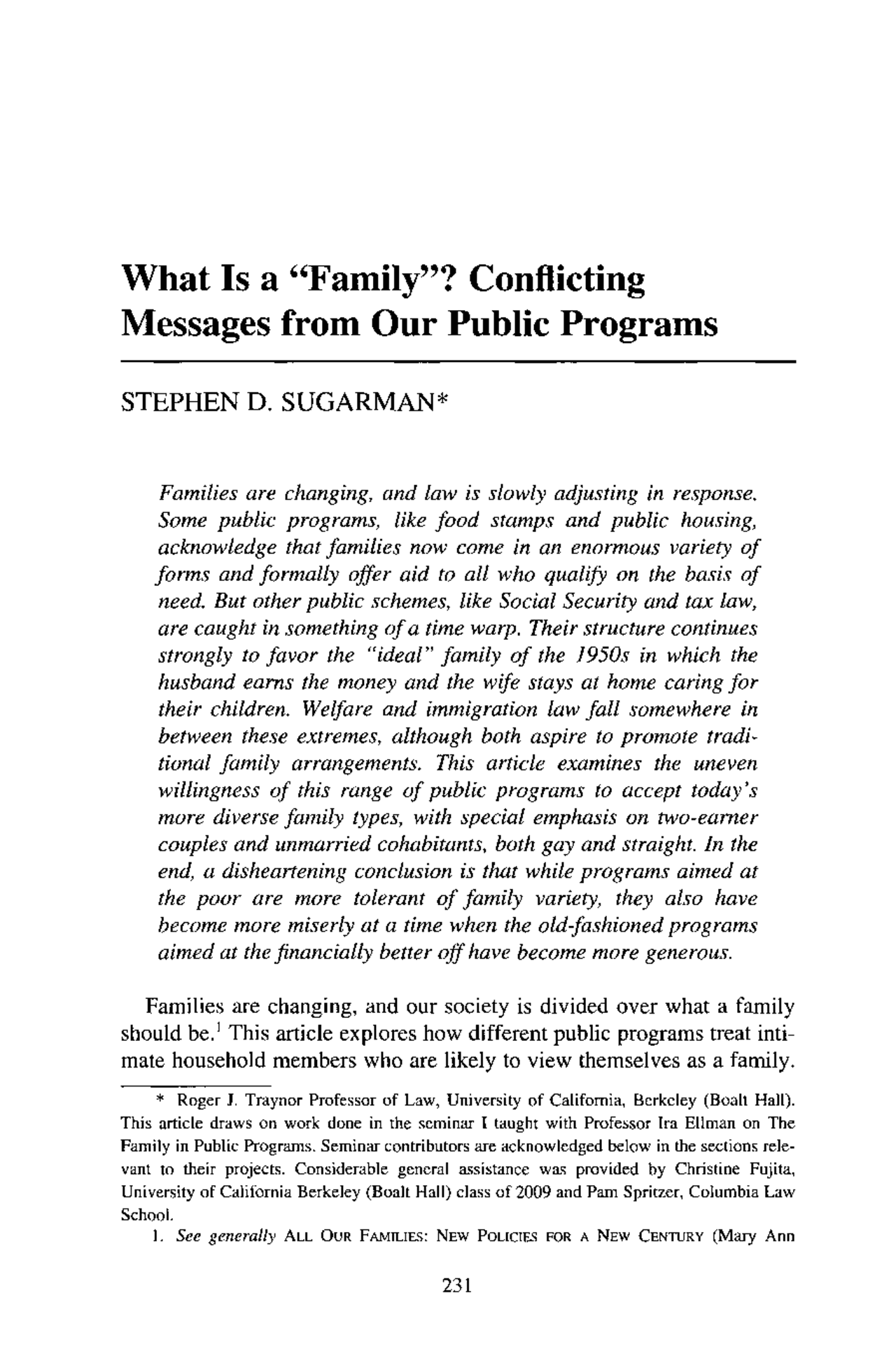 What Is A Family Conflicting Messages From Our Public Study what-is-a-family-conflicting-messages-from-our-public-study