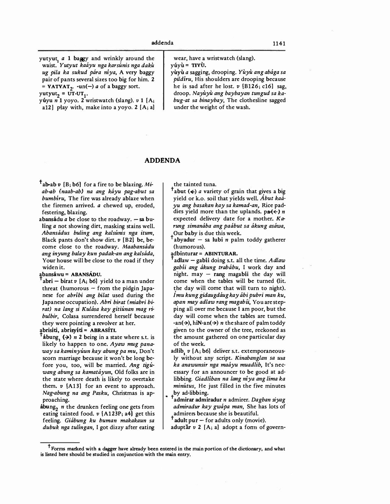 A dictionary of Cebuano Visayan. Volume II | Study Guides, Projects ...