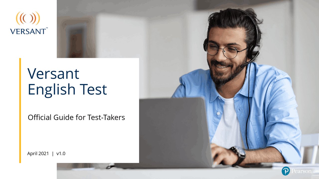 Versant Example Versant English Test - Official Test Guide | Study Guides, Projects ...