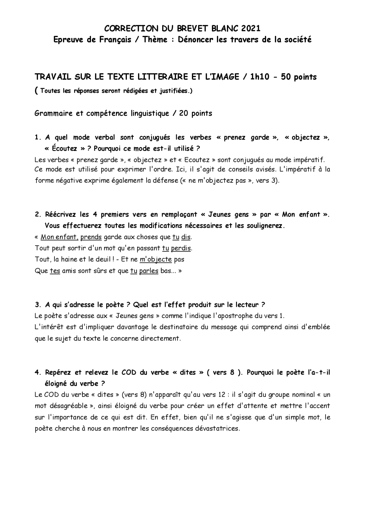 Sujet De Brevet Blanc De Francais UKOBBQ sujet-de-brevet-blanc-de-francais-ukobbq