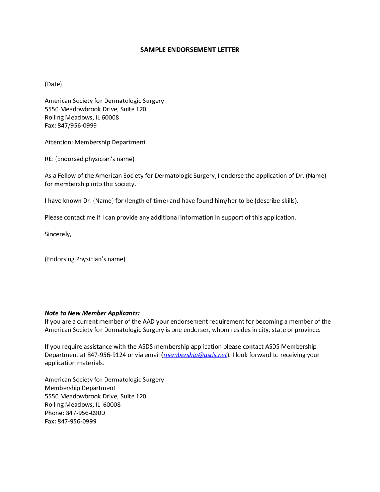 Sample Endorsement Letter (PDF) | Lecture notes Creative writing - Docsity