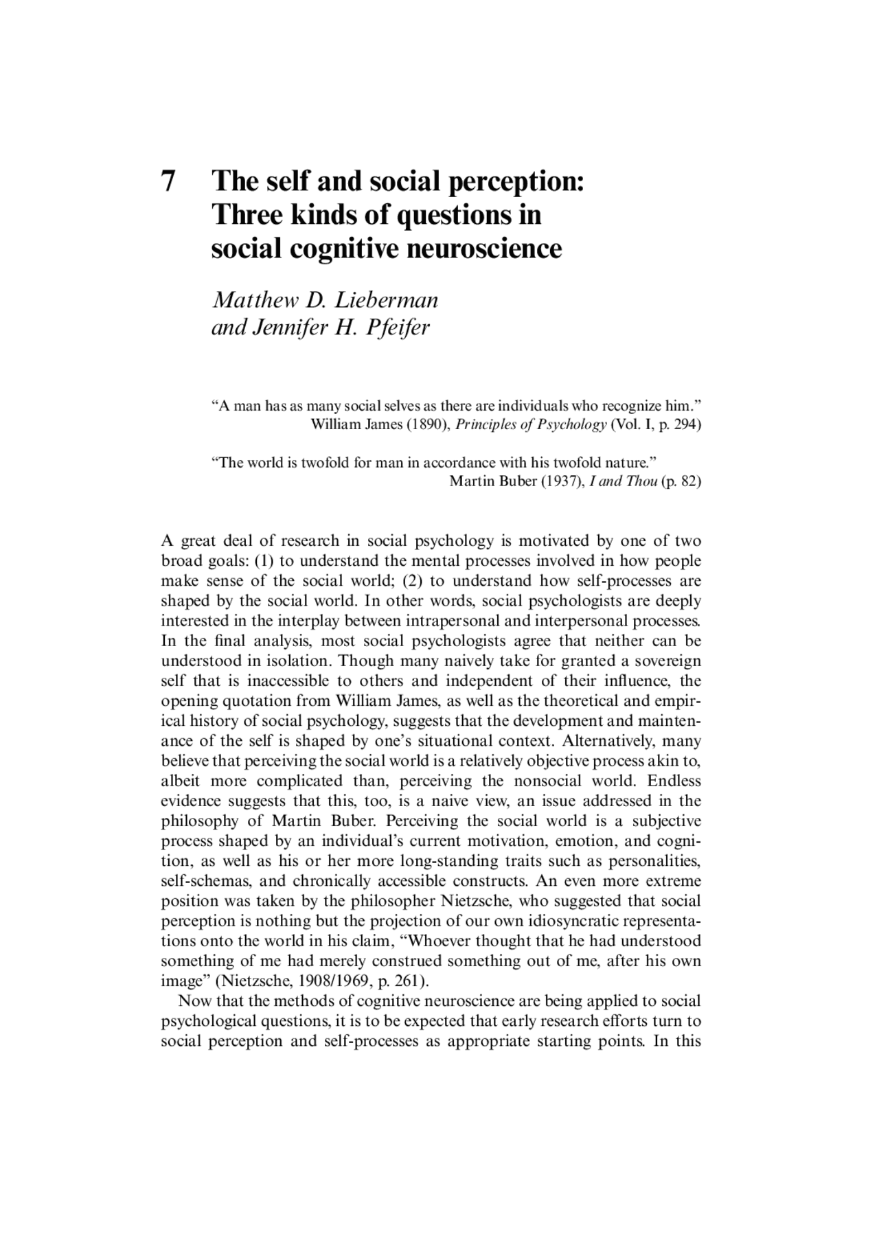 Neural Correlates of Self-Knowledge Retrieval in Social Cognitive ...