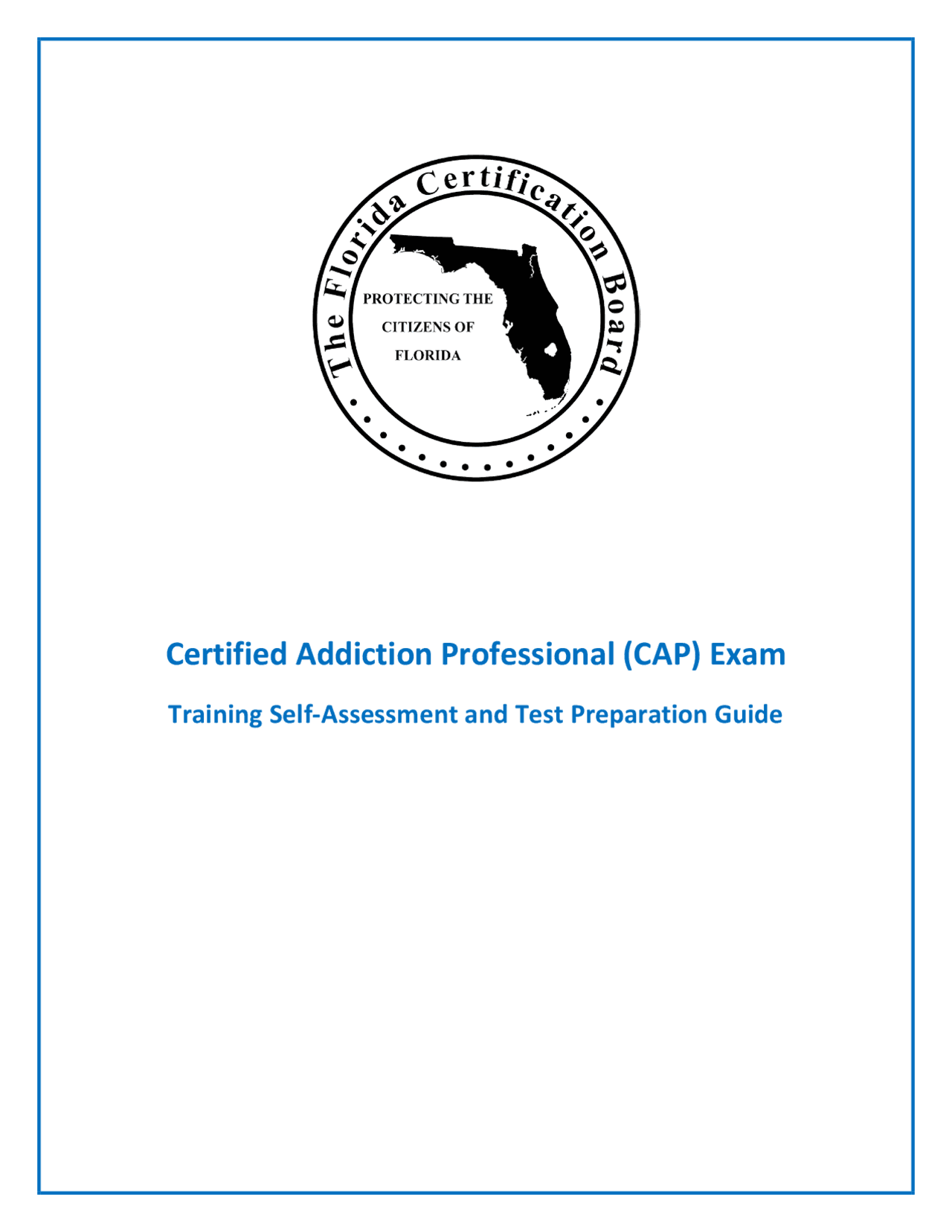 Certified Addiction Professional (CAP) Exam | Lecture notes History ...