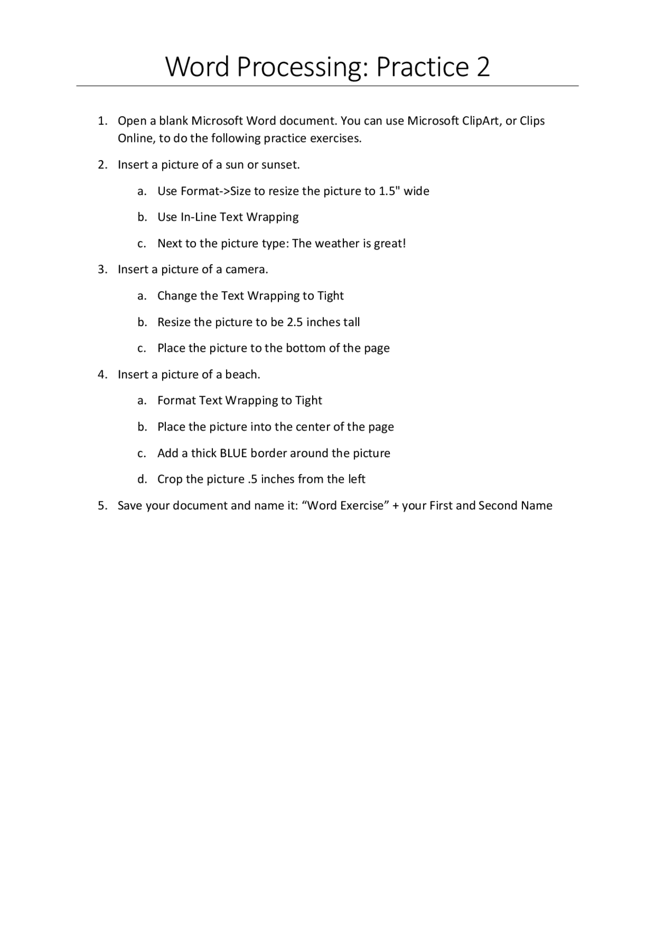 Word Processing: Practice 2 | Schemes and Mind Maps Microsoft Word ...