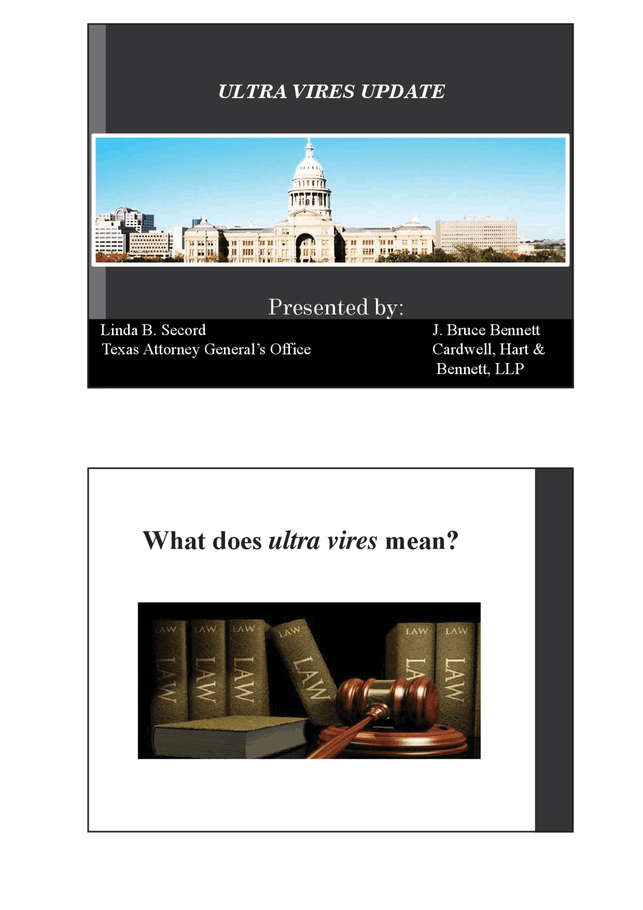 What does ultra vires mean? Apuntes Derecho Docsity