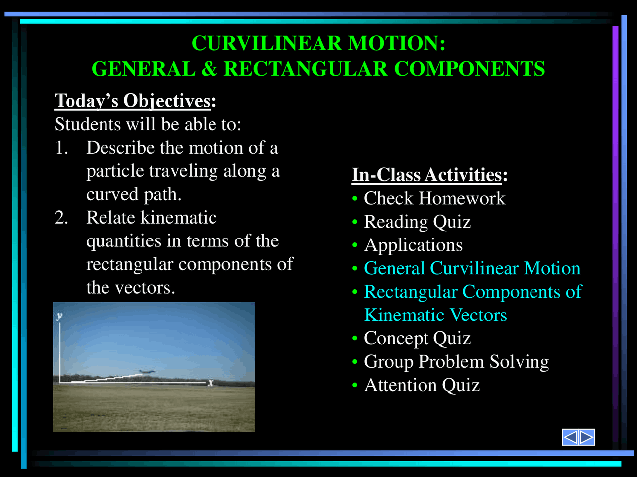 Curvilinear Motion: General & Rectangular Components | Exercises ...