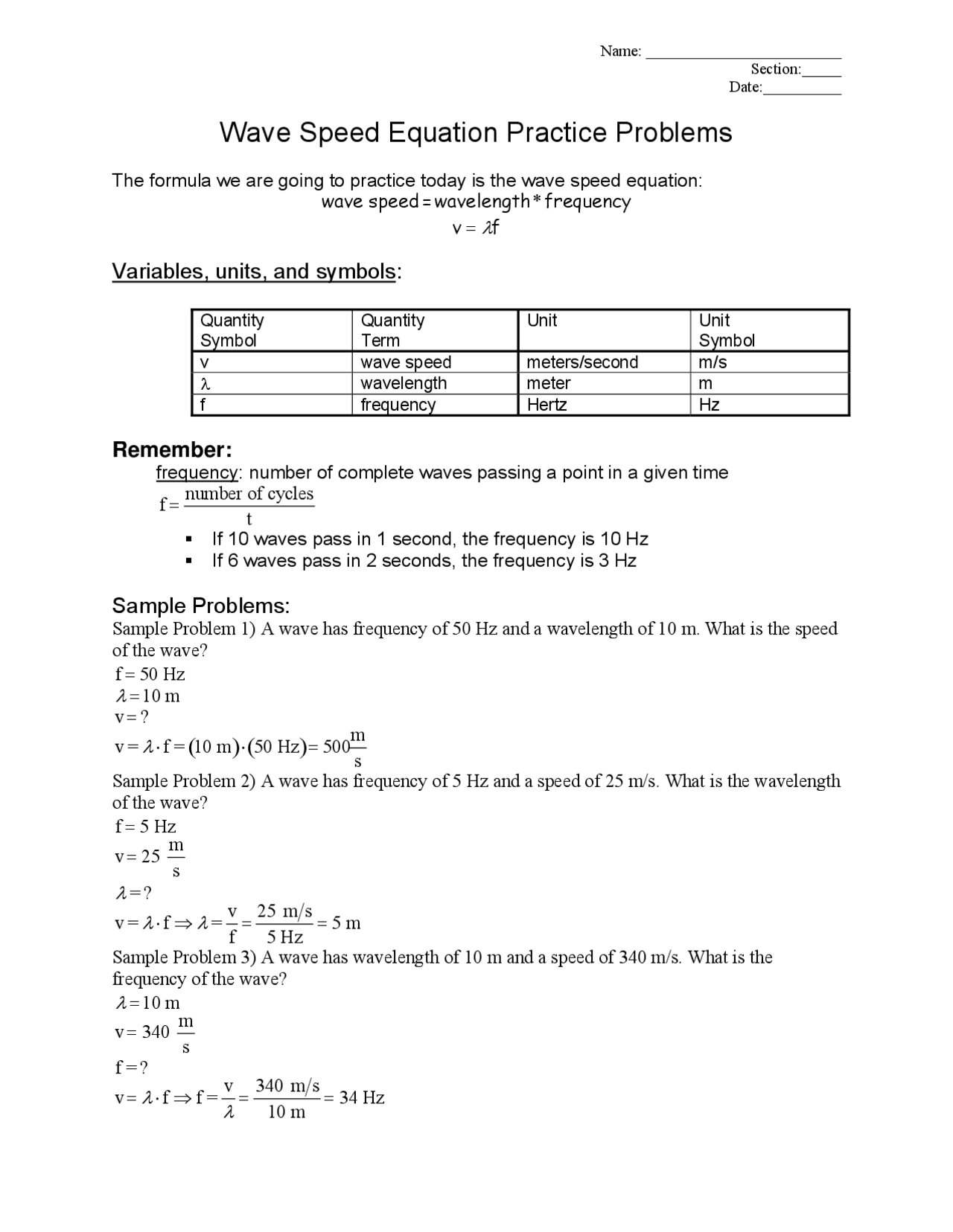 Wave Speed Equation Practice Problems Study Notes Physics Docsity wave-speed-equation-practice-problems-study-notes-physics-docsity