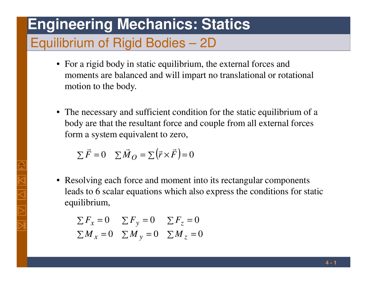 Engineering Mechanics: Statics | Lecture notes Engineering | Docsity