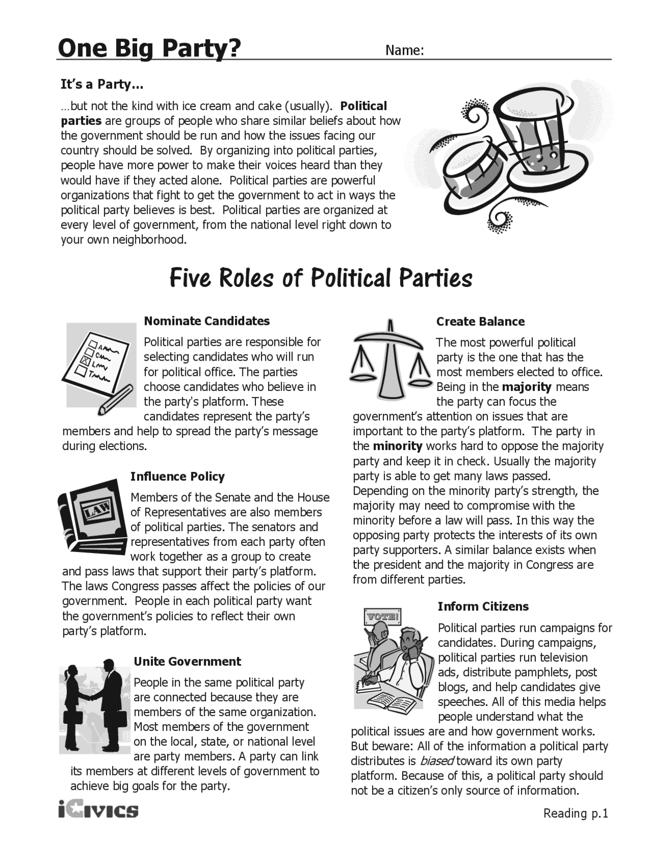 What Are The Tasks Functions Of Political Parties at Holly Brough blog