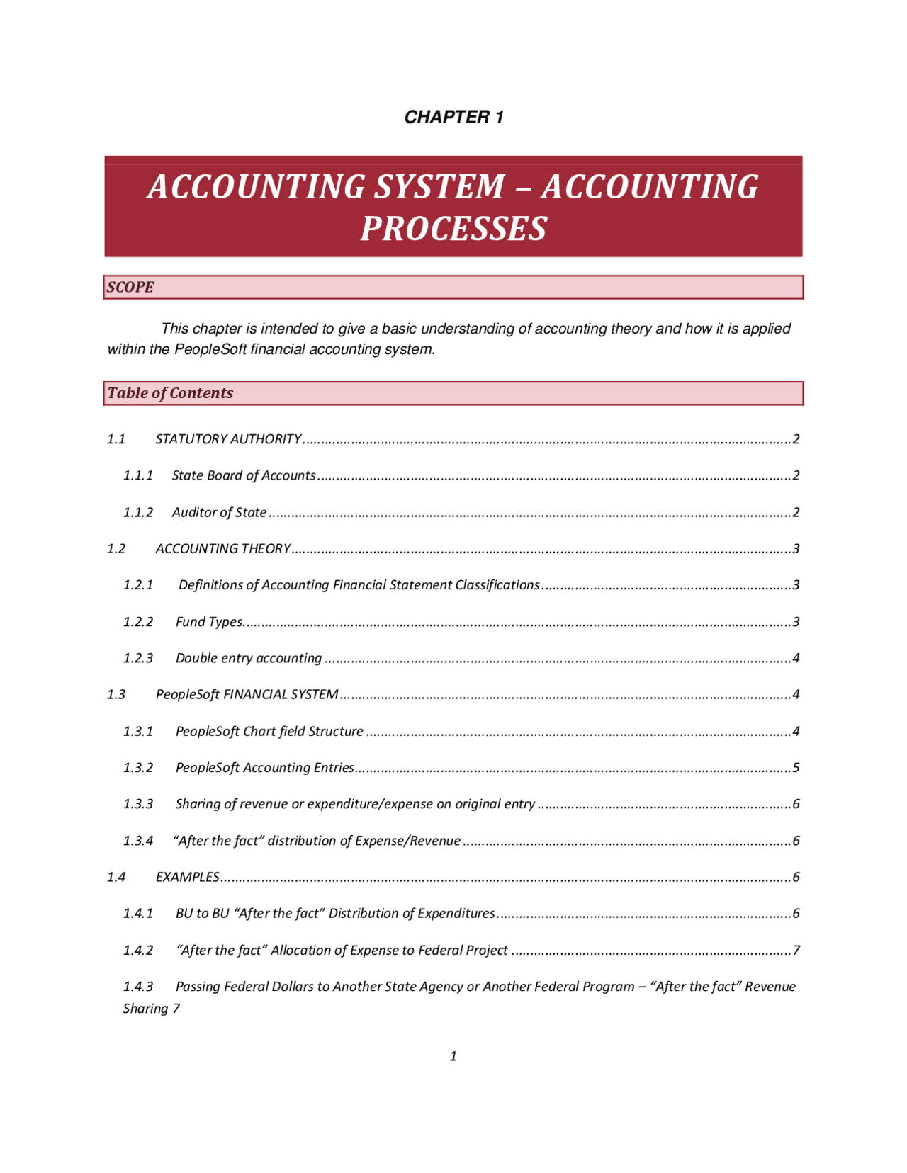 ACCOUNTING SYSTEM – ACCOUNTING PROCESSES | Slides Accounting - Docsity