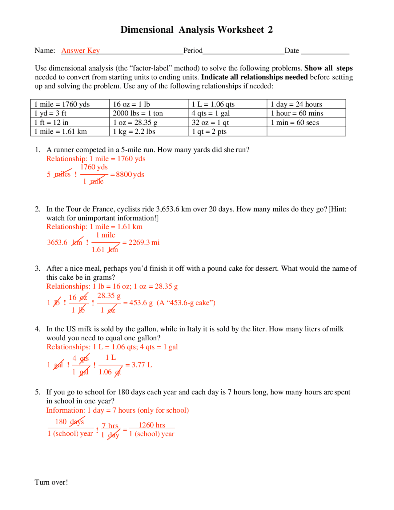 dimensional-analysis-worksheet-2-summaries-dimensional-analysis-docsity