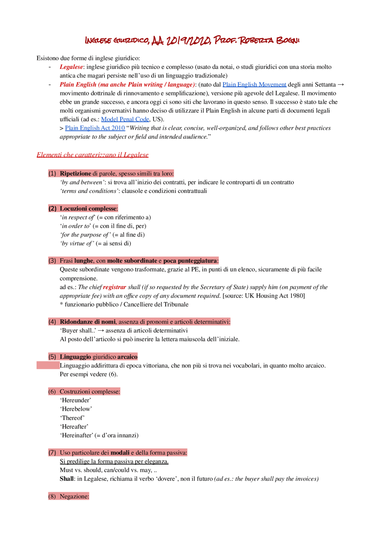 Esempio lettera di manleva in inglese