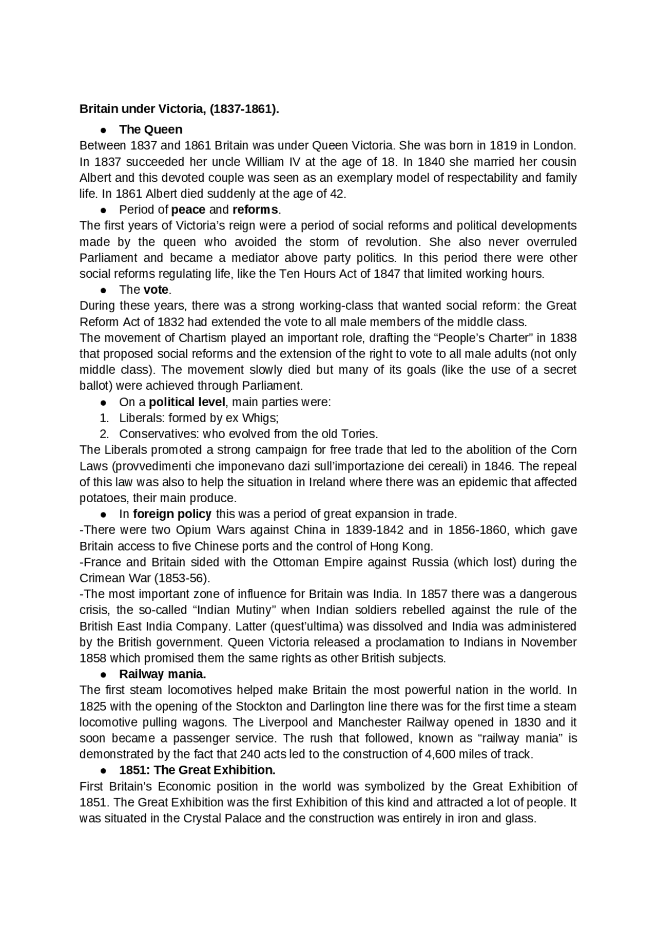 Appunti di inglese sul quinto anno (pentamestre). Appunti di Inglese Docsity