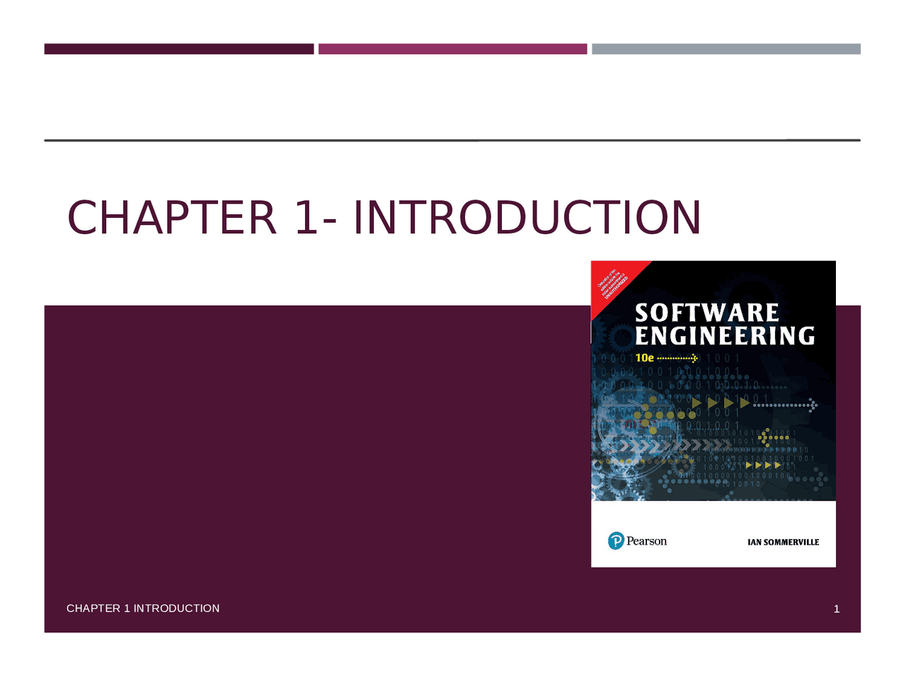 INTRODUCTION TO SOFTWARE ENGINEERING | Slides Software Engineering ...