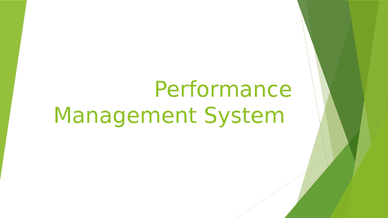PERFORMANCE MANAGMENT SYSEM AND APPRAISAL | Slides Human Resource ...