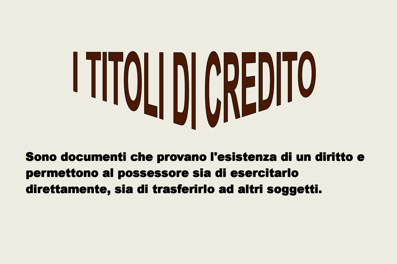Titoli di credito e assegni | Slide di Contabilità - Docsity