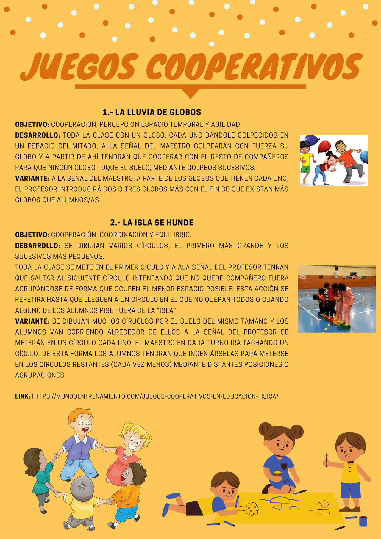 EJEMPLOS DE JUEGOS COOPERATIVOS Diapositivas de Educación física EJEMPLOS DE JUEGOS COOPERATIVOS Diapositivas de Educación física