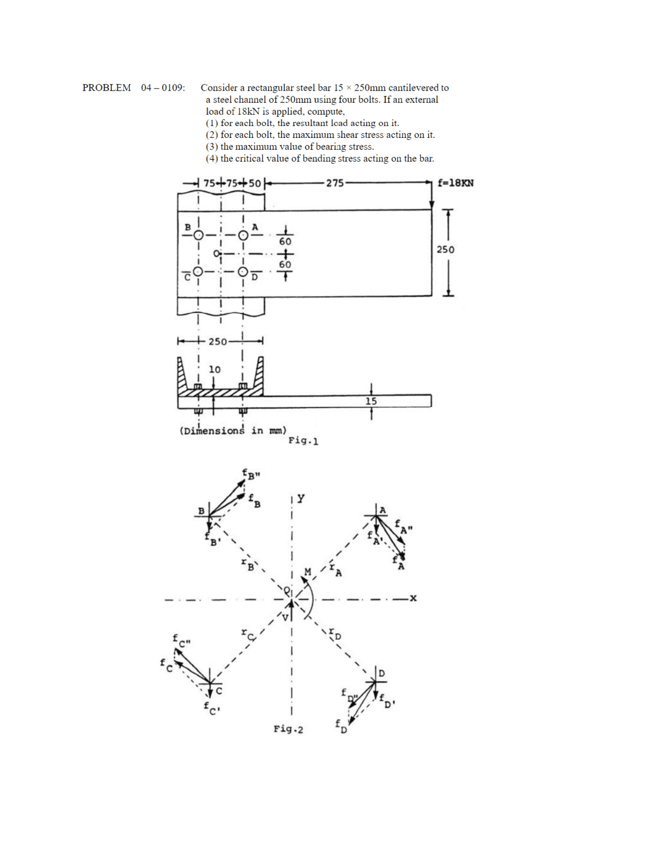 Bolt problem with a solution for a mechanical design lecture | Study ...