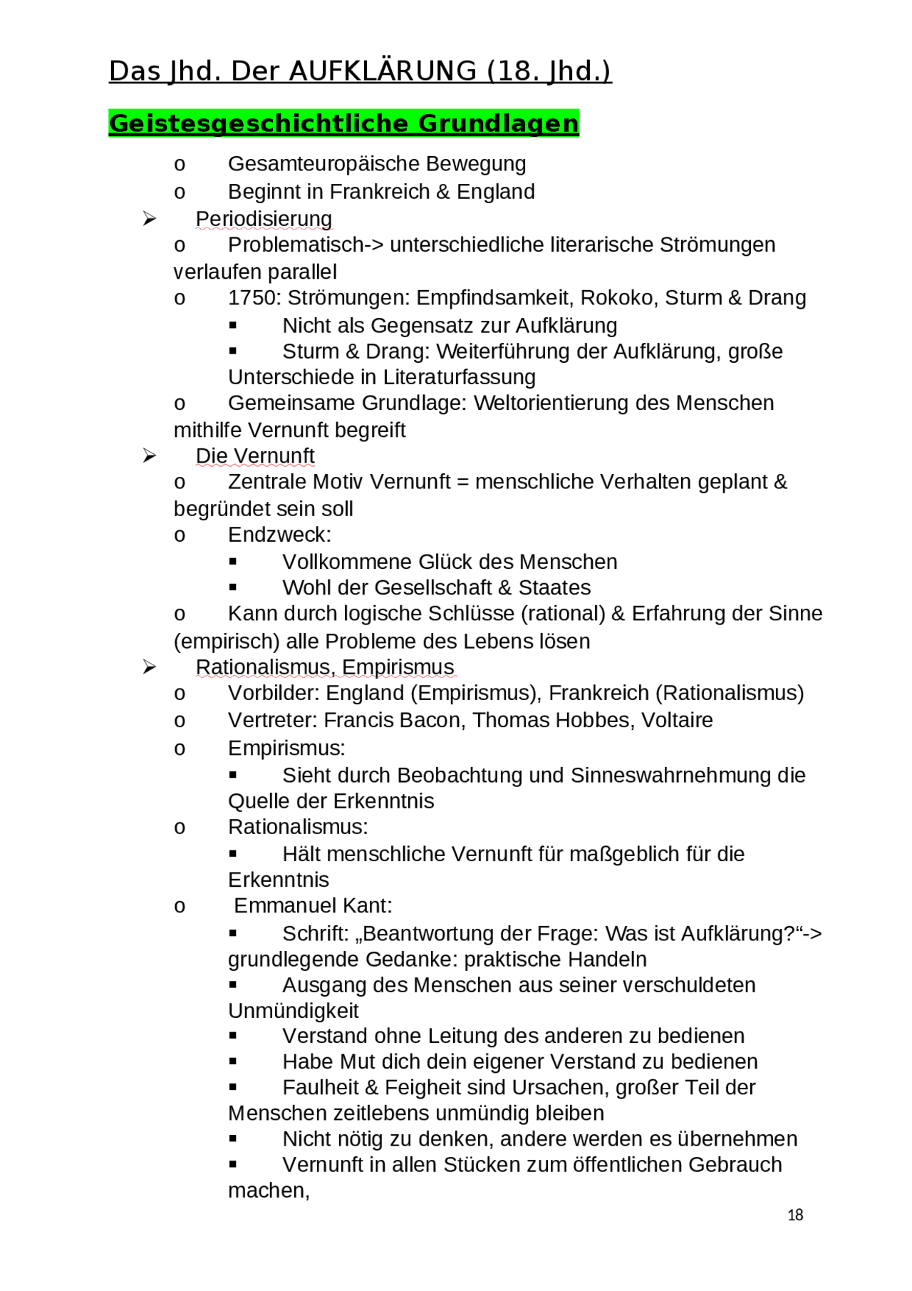 Literarische Erörterung Mit Außentext Beispiel Literarische Bildung | Zusammenfassungen Deutsch - Docsity