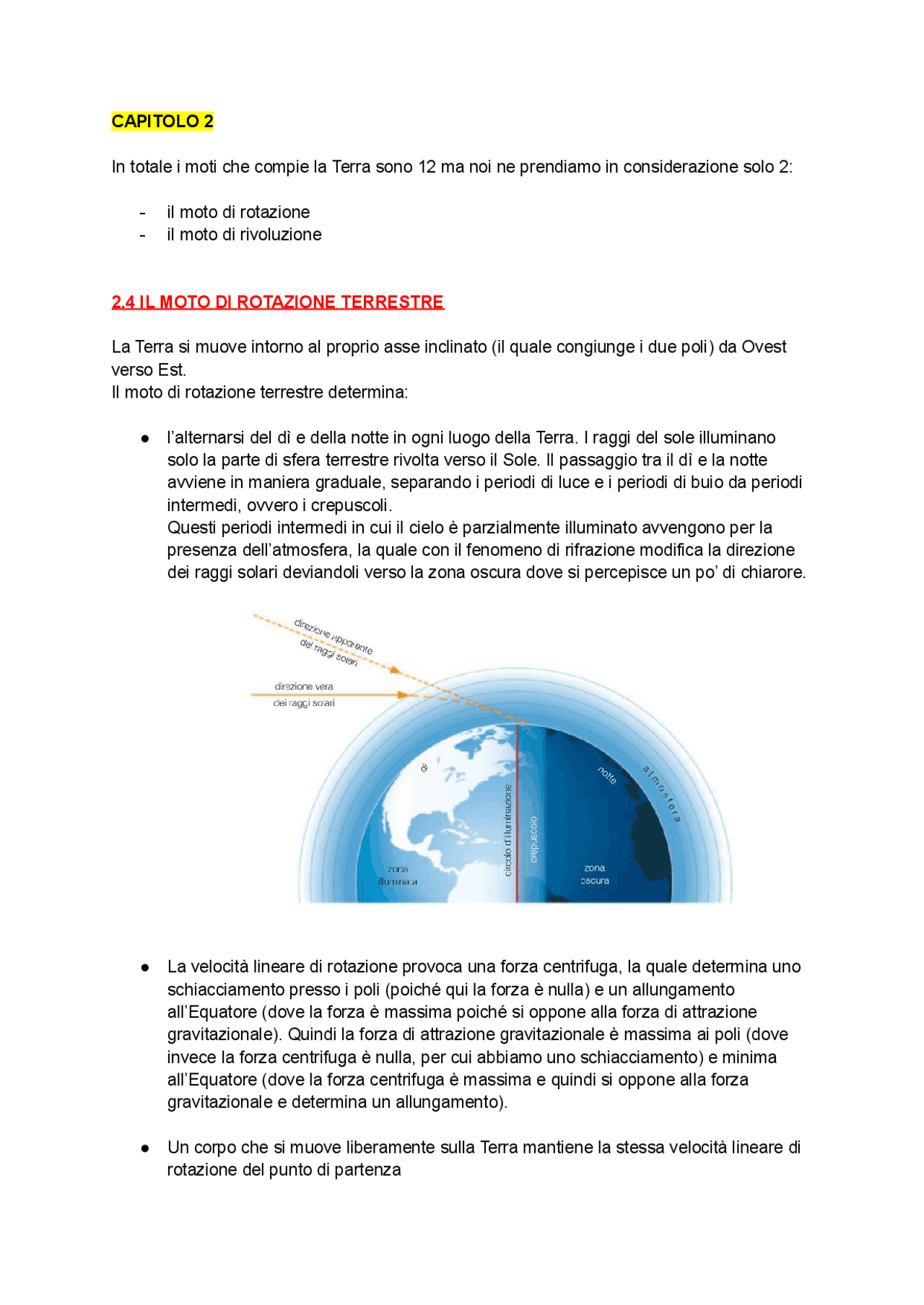 il globo terrestre e la sua evoluzione
