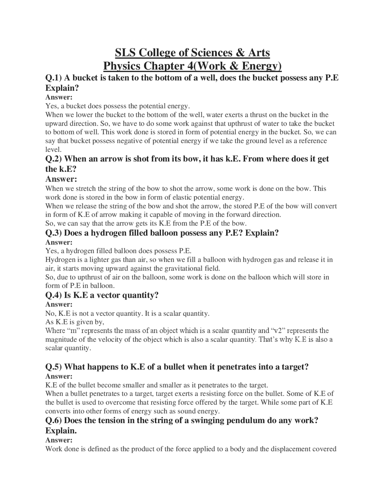 Physics solved exercise of chapter 4 | Exercises Physics - Docsity