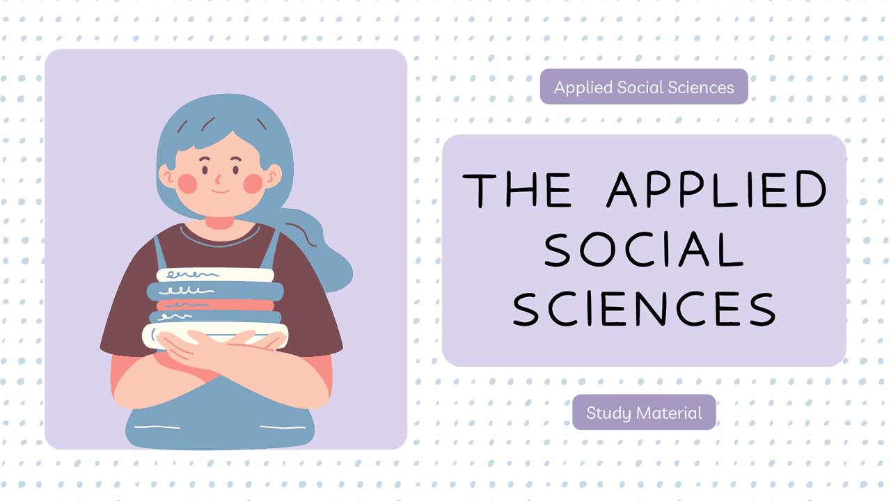 Applied Social Science - slide deck | Slides Social Sciences - Docsity