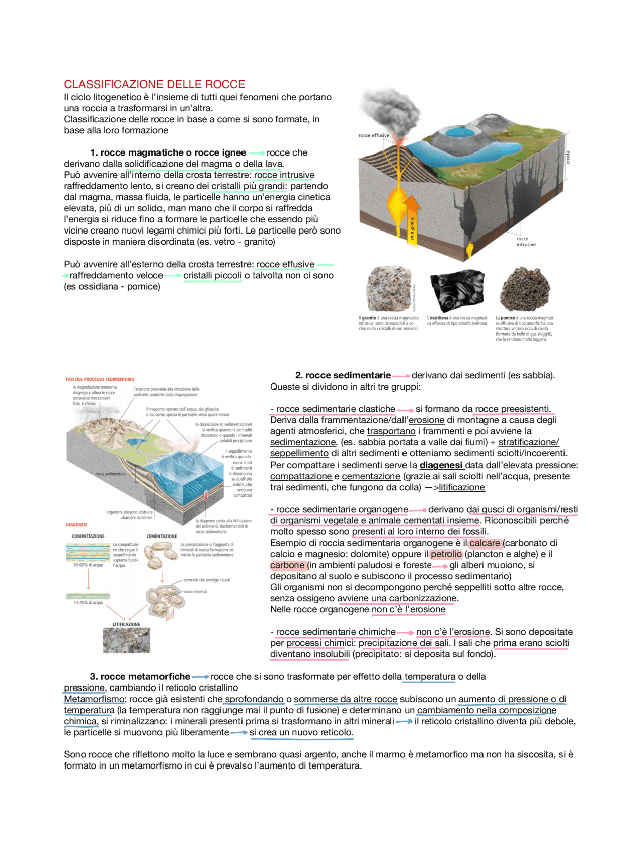 deriva dalla disgregazione delle rocce