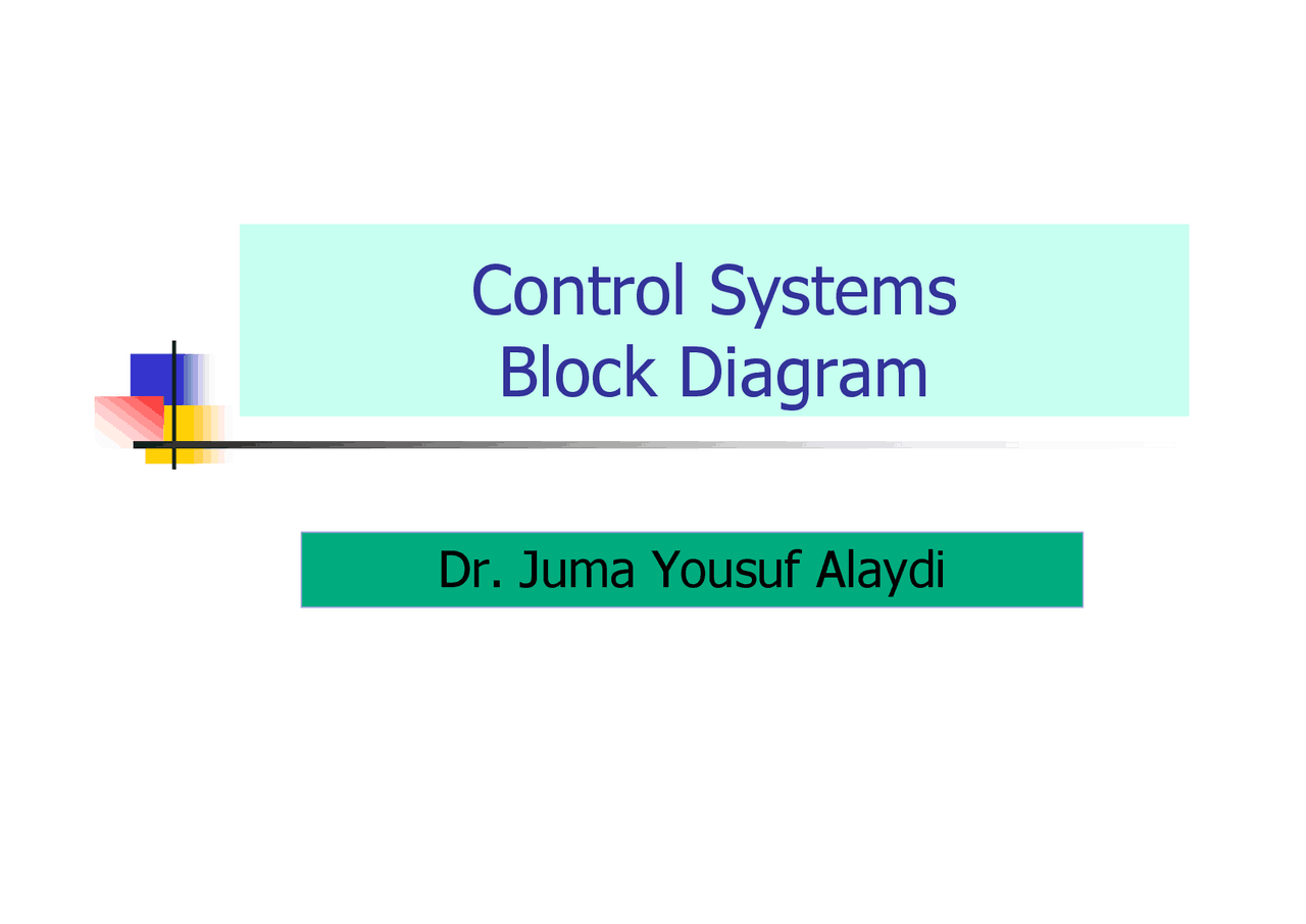 Control Systems Block Diagram | Schemes and Mind Maps Control Systems ...