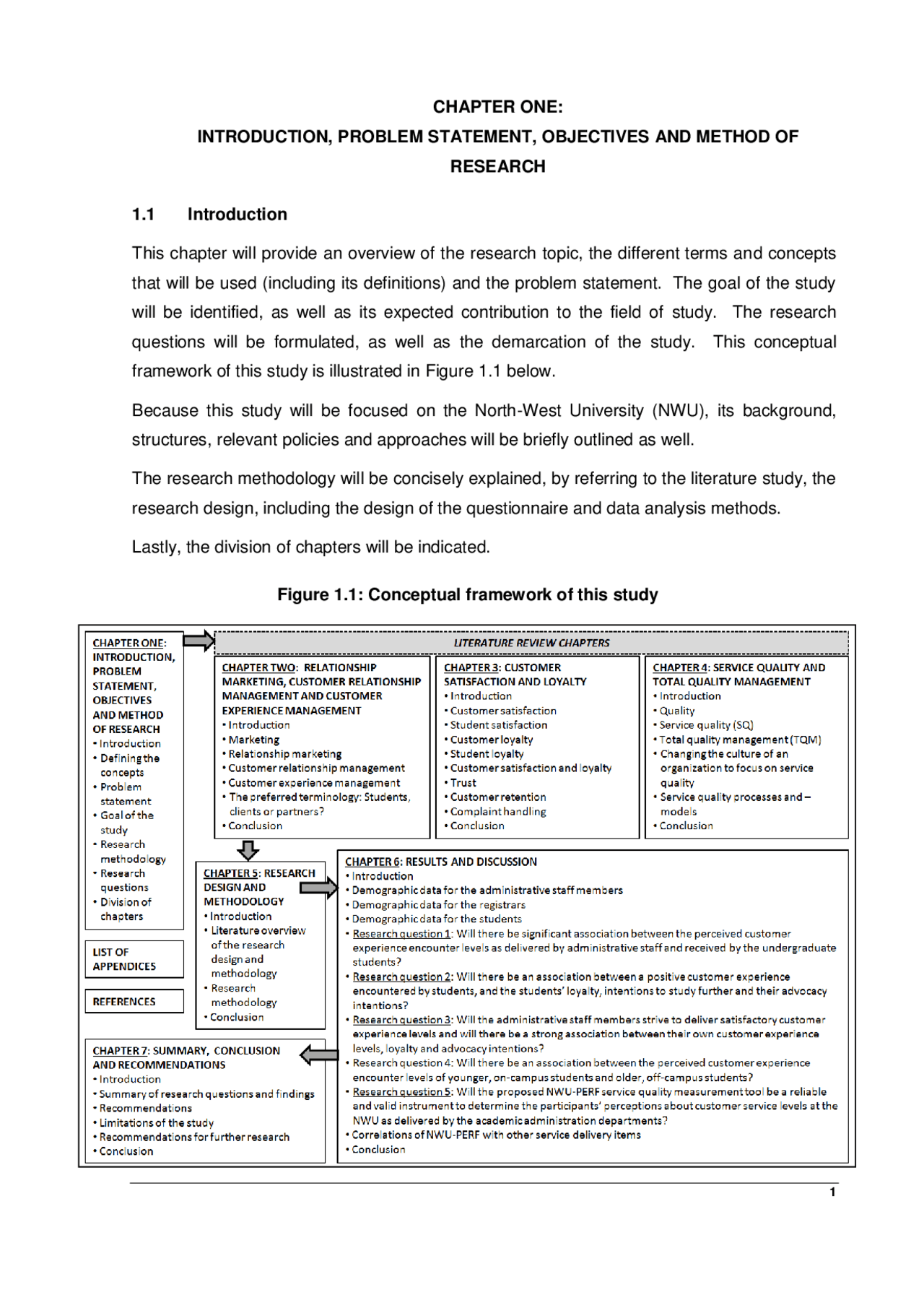 1. CHAPTER ONE: INTRODUCTION, PROBLEM STATEMENT ... | Study notes ...