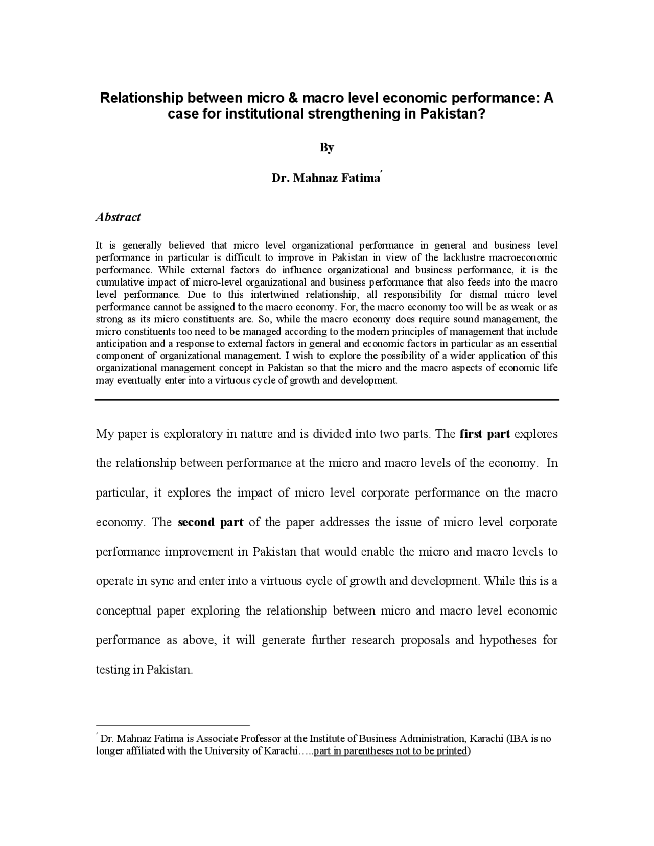 Relationship between micro & macro level economic ... | Study Guides ...
