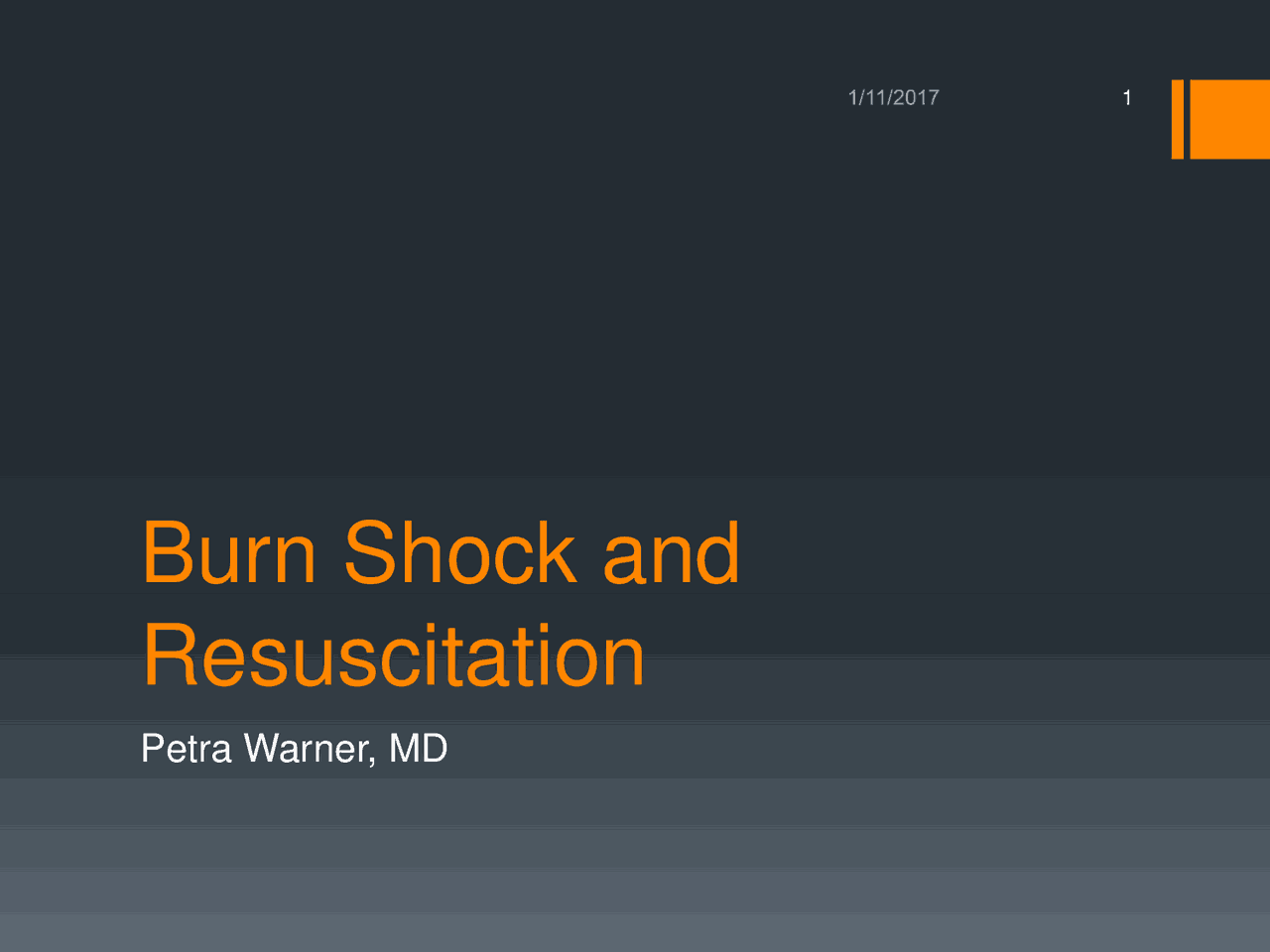 Burn Shock and Resuscitation Lecture notes Pathophysiology Docsity
