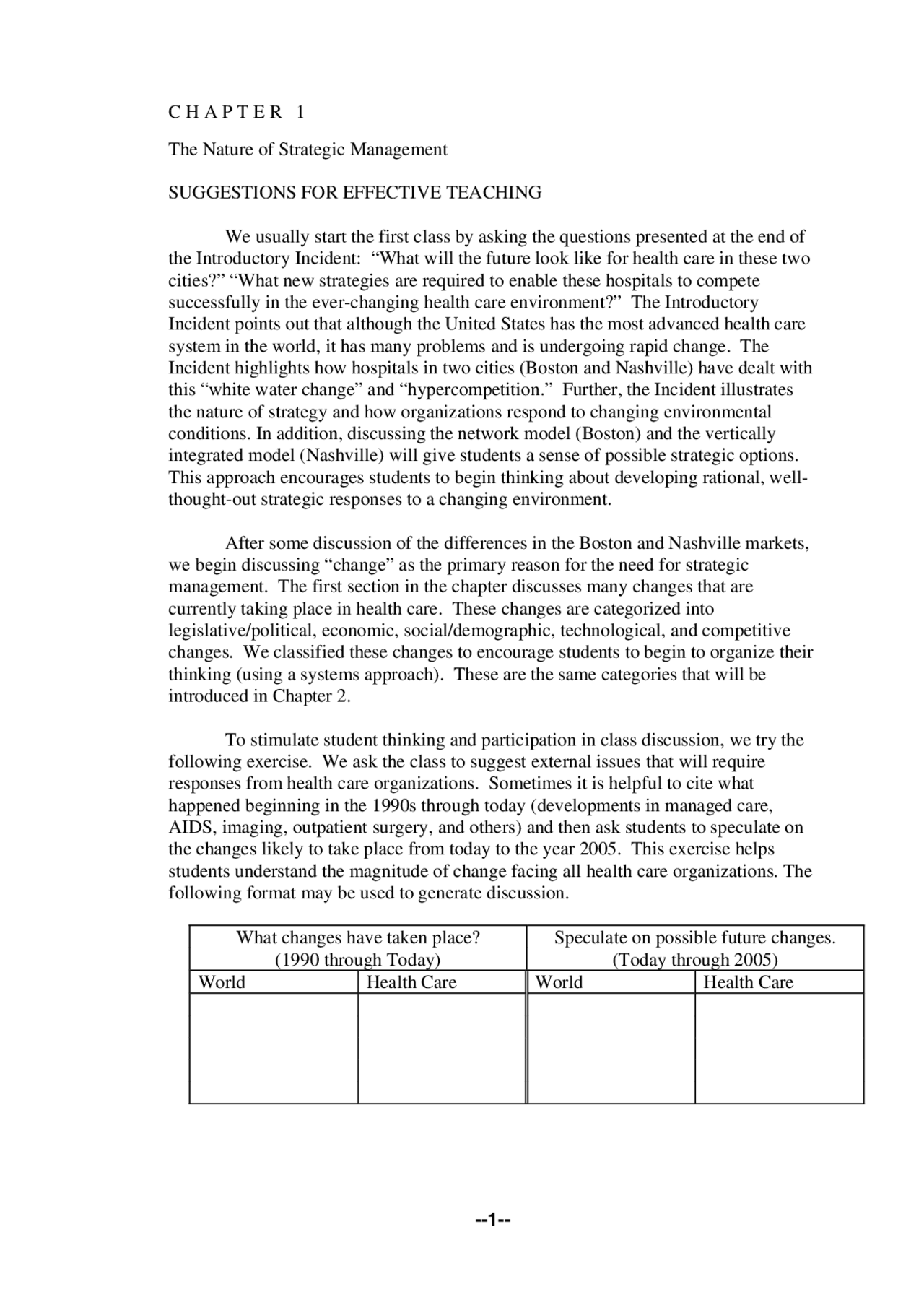 CHAPTER 1 The Nature of Strategic Management ... | Study notes ...