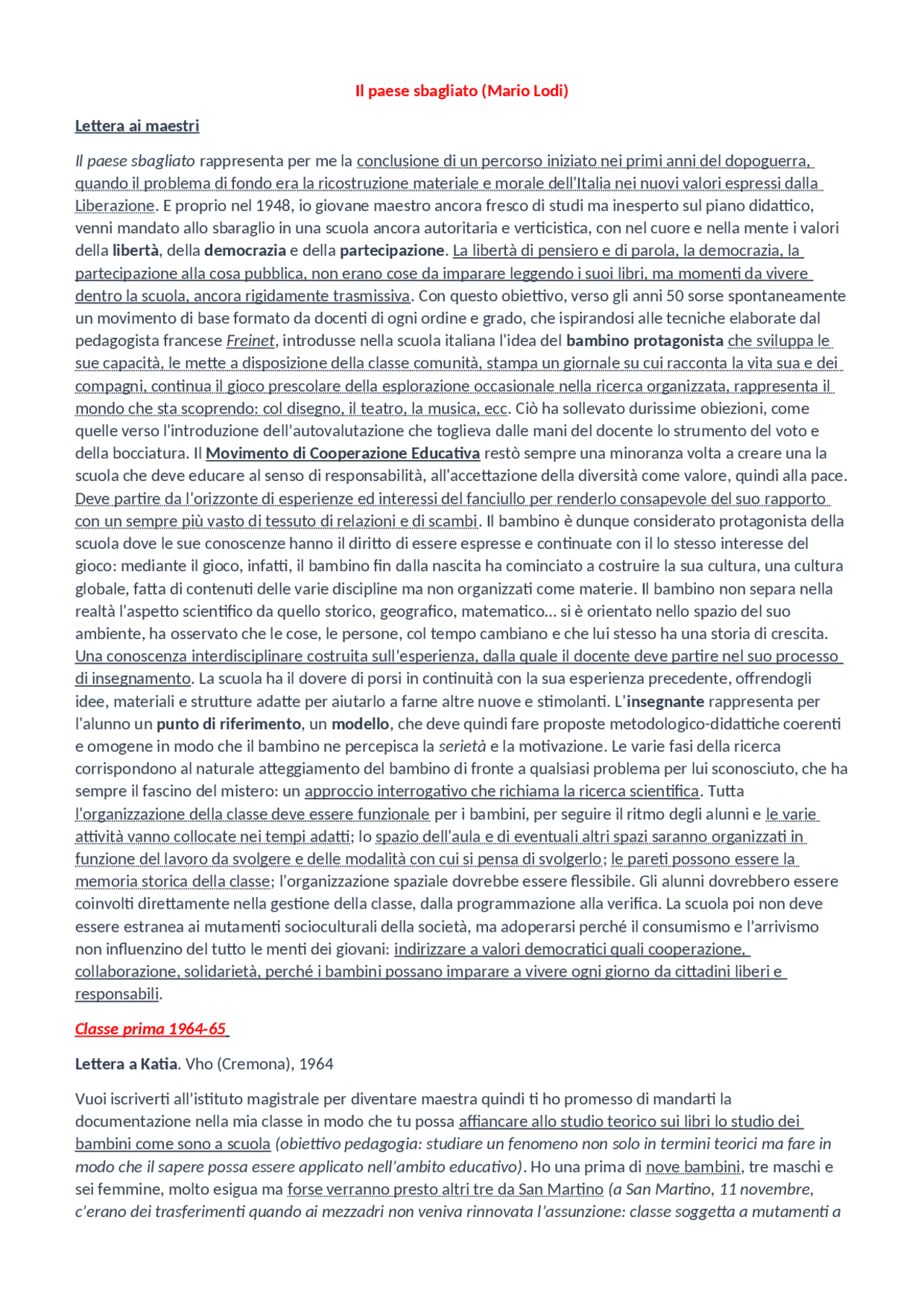 il-paese-sbagliato-mario-lodi-schemi-e-mappe-concettuali-di