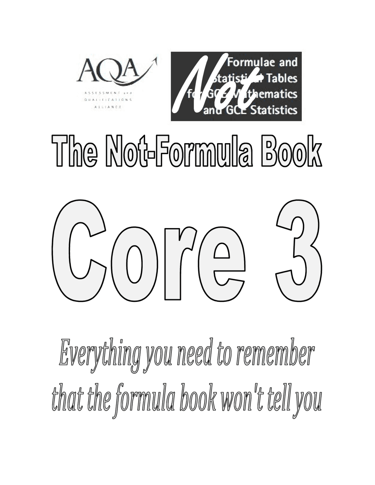 C3 Not-Formula Book | Lecture notes Calculus | Docsity