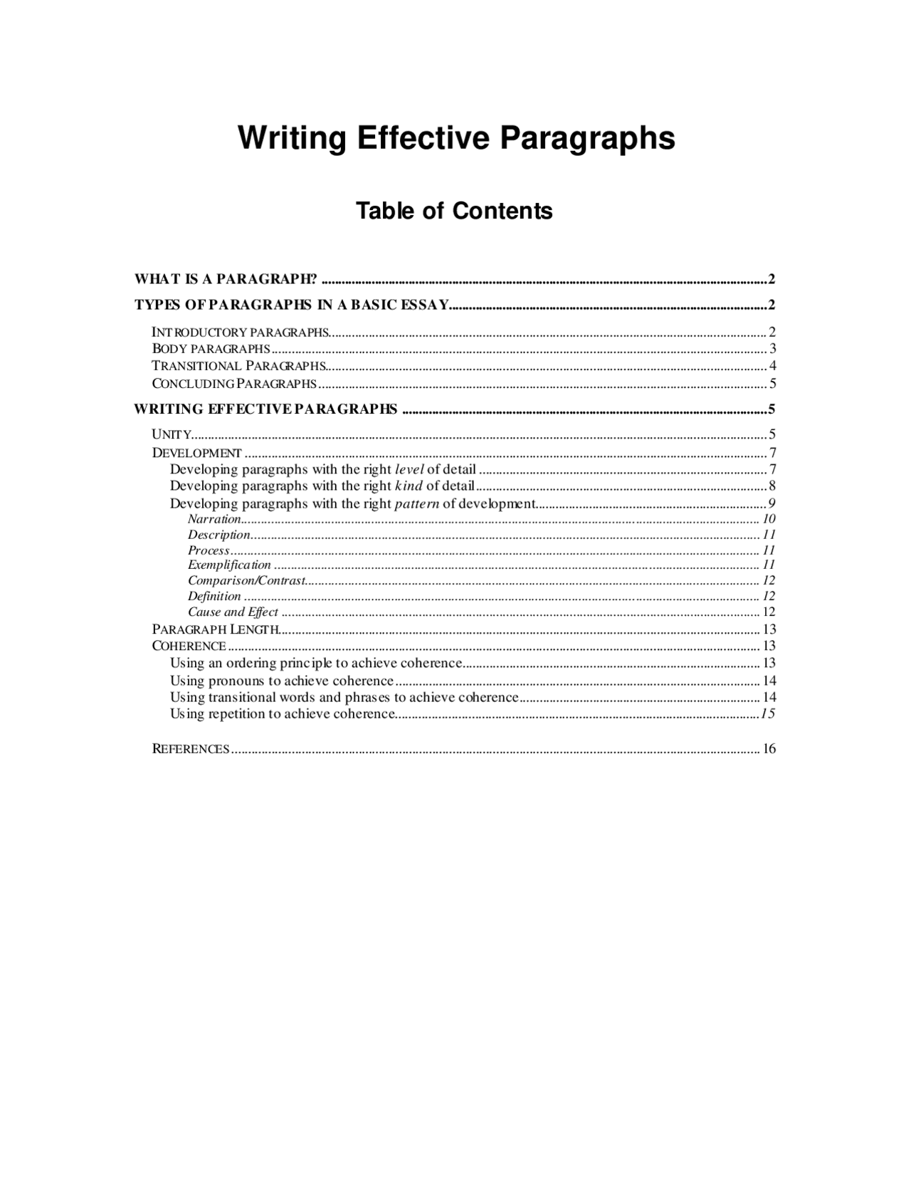 Writingeffectiveparagraphs.pdf Exercises Communication Docsity Writingeffectiveparagraphs.pdf Exercises Communication Docsity