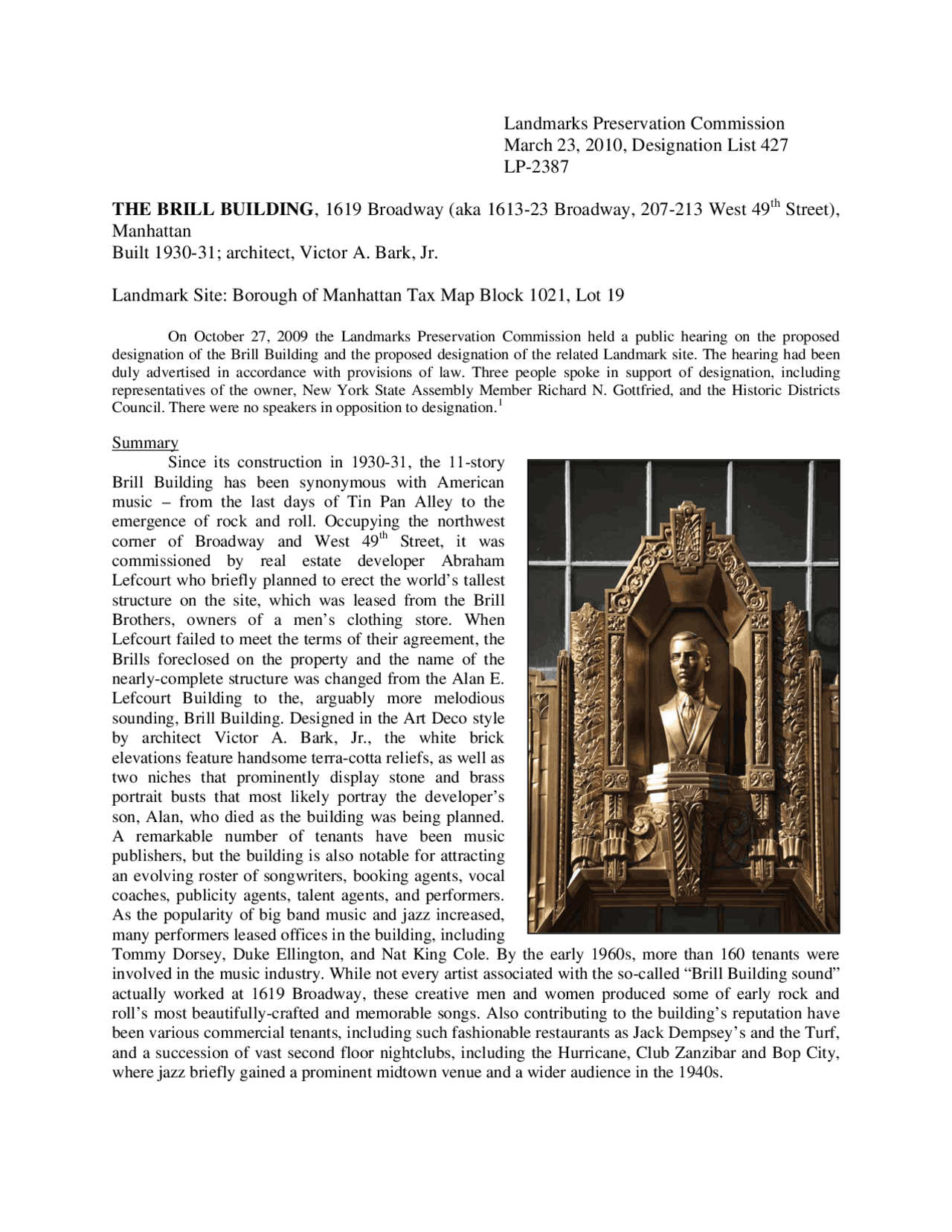 The Brill Building Slides Music Docsity