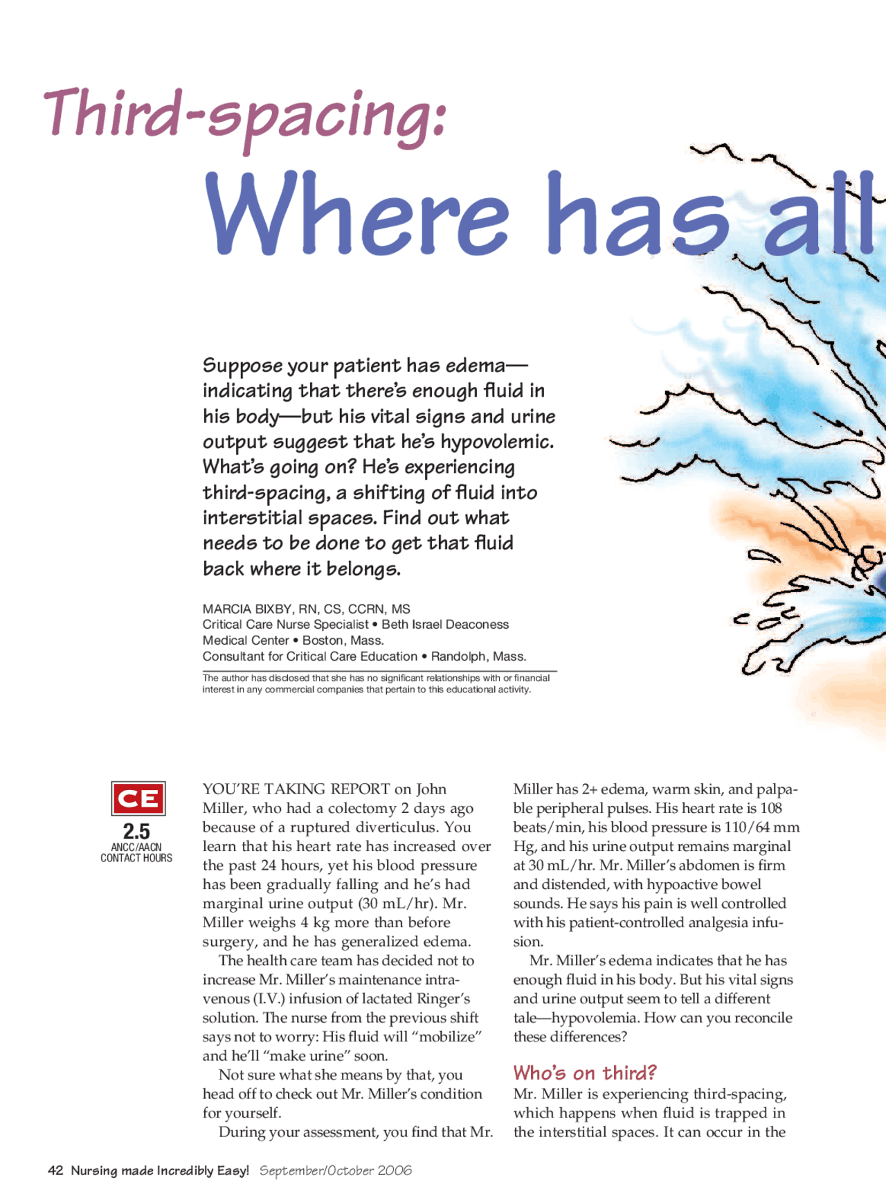 Third Spacing Examples Third-spacing: | Summaries Nursing | Docsity