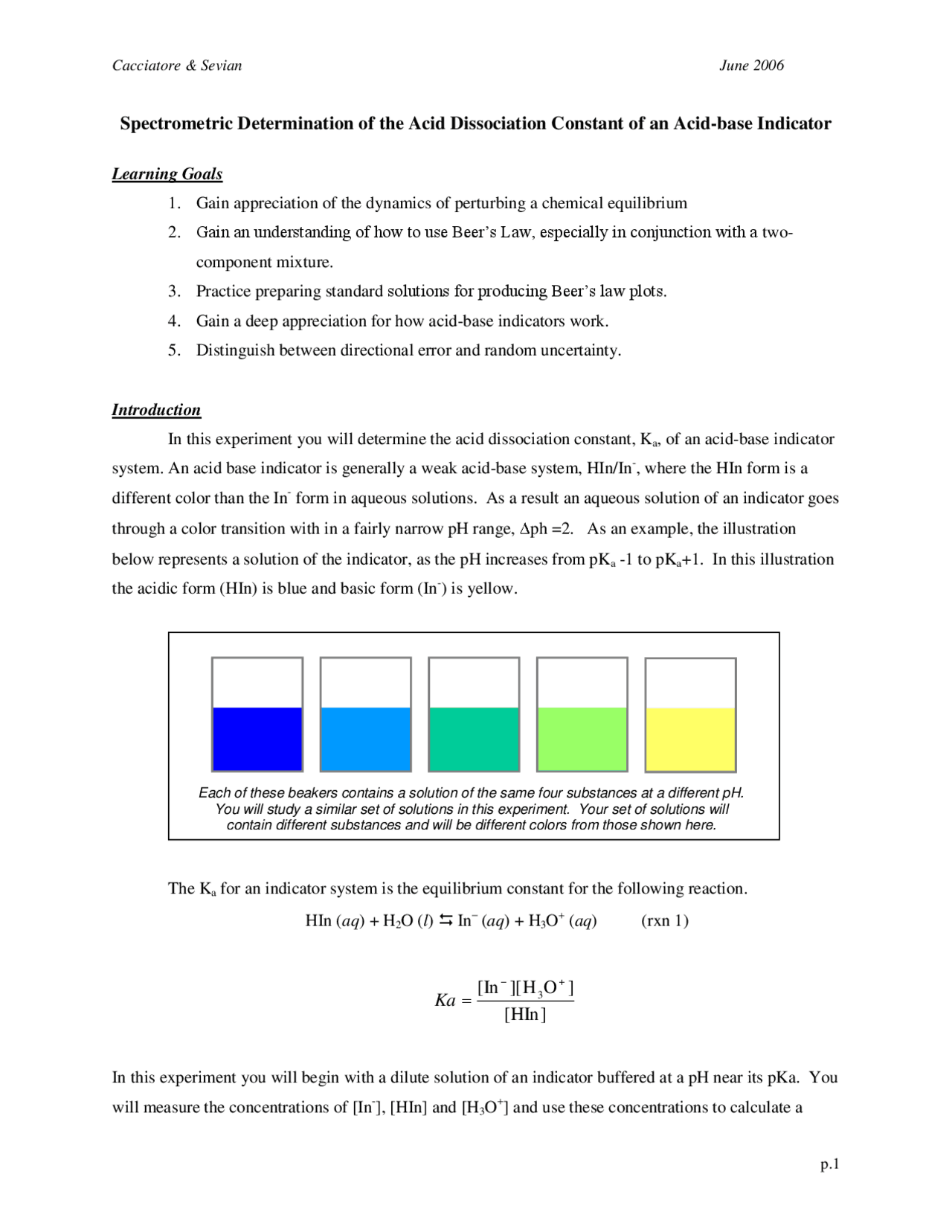 PKa indicator exp 6.pdf Study notes Law Docsity