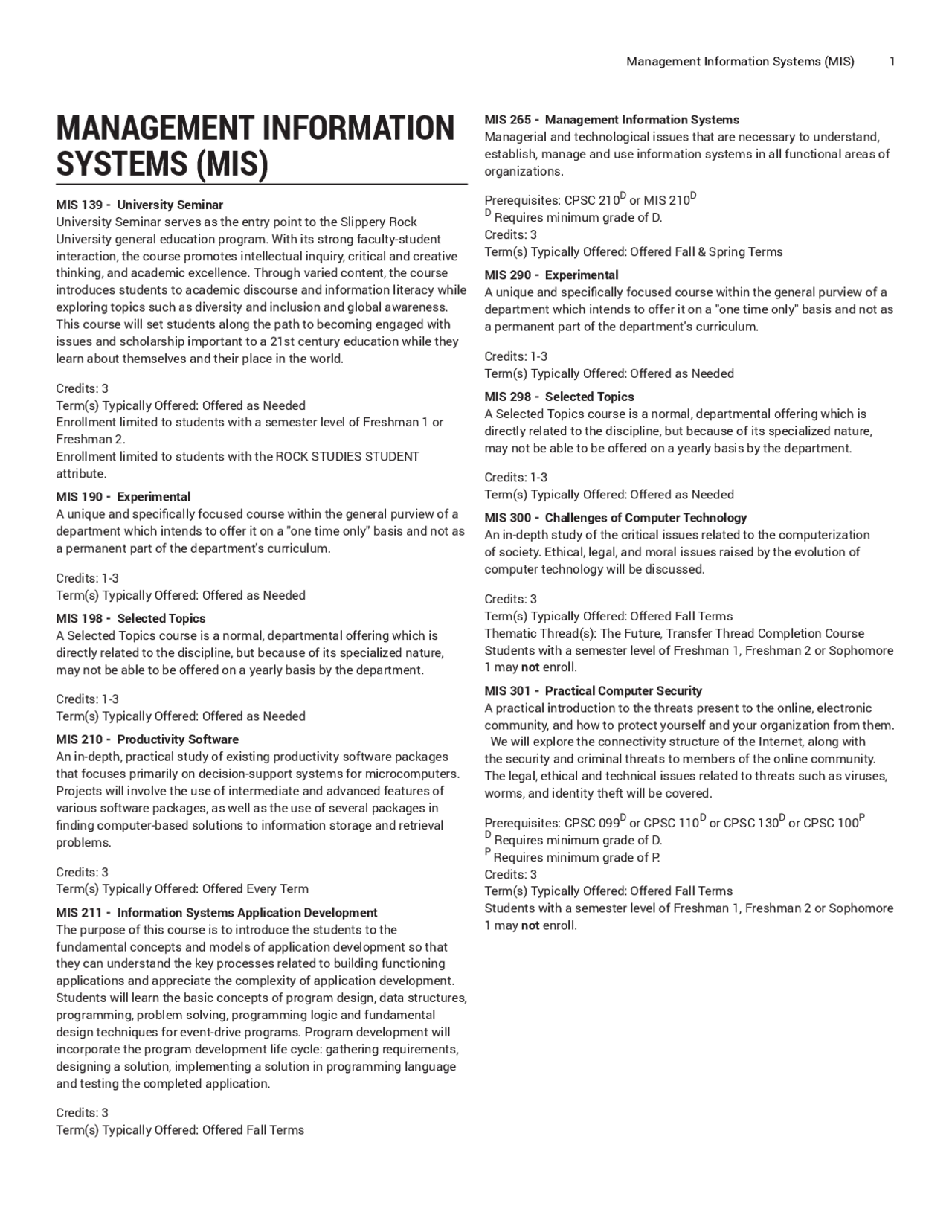 Management Information Systems (MIS) | Study notes Management ...