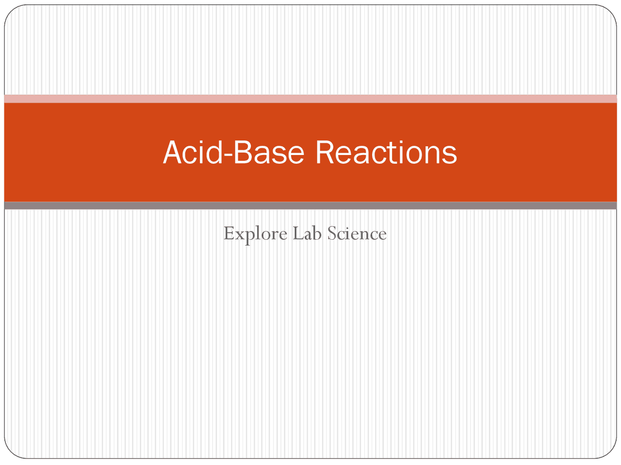 Acid-Base Reactions: Understanding the Exchange of Hydrogen Ions ...