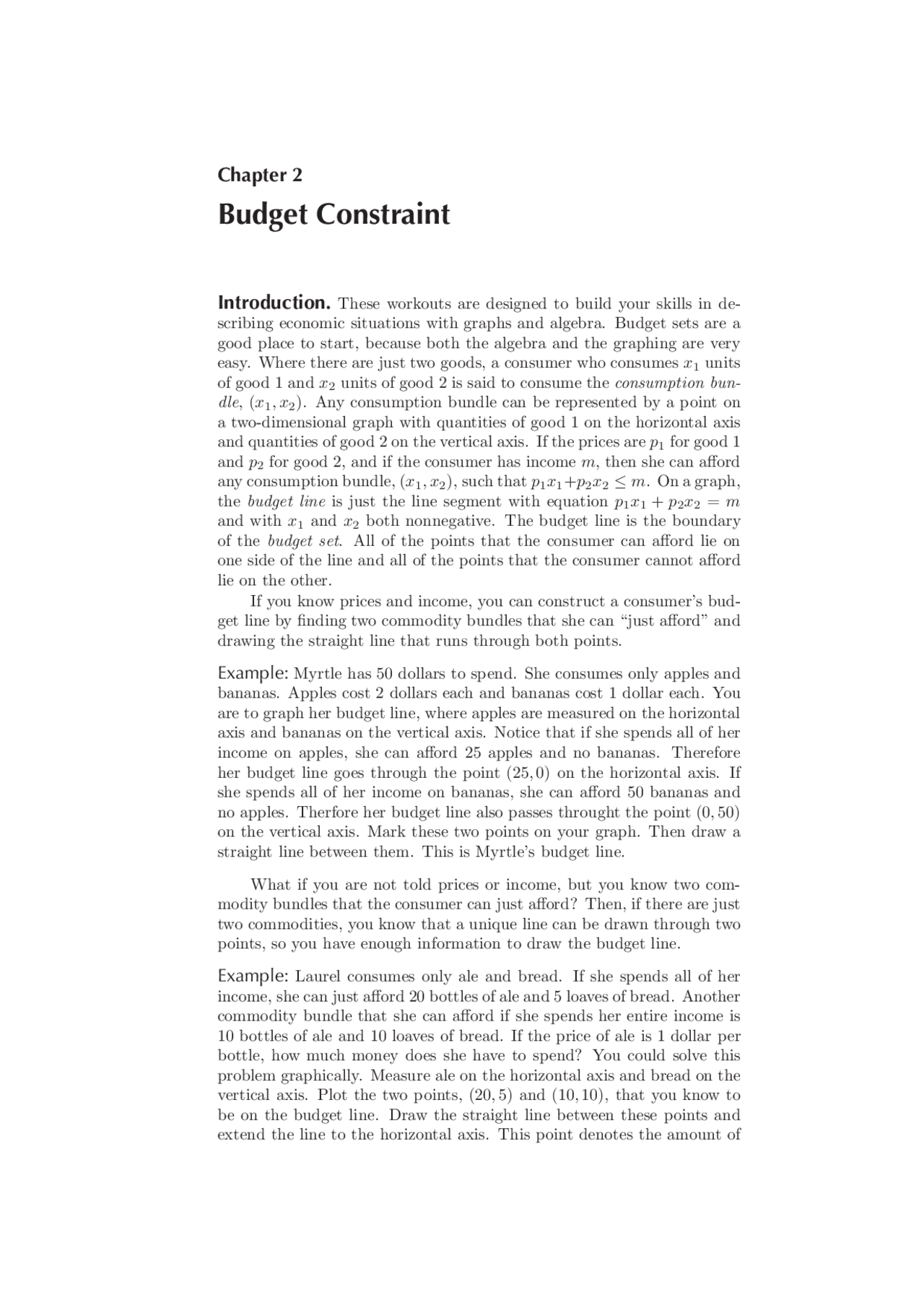 Budget Constraint: A Comprehensive Guide with Exercises | Study notes ...