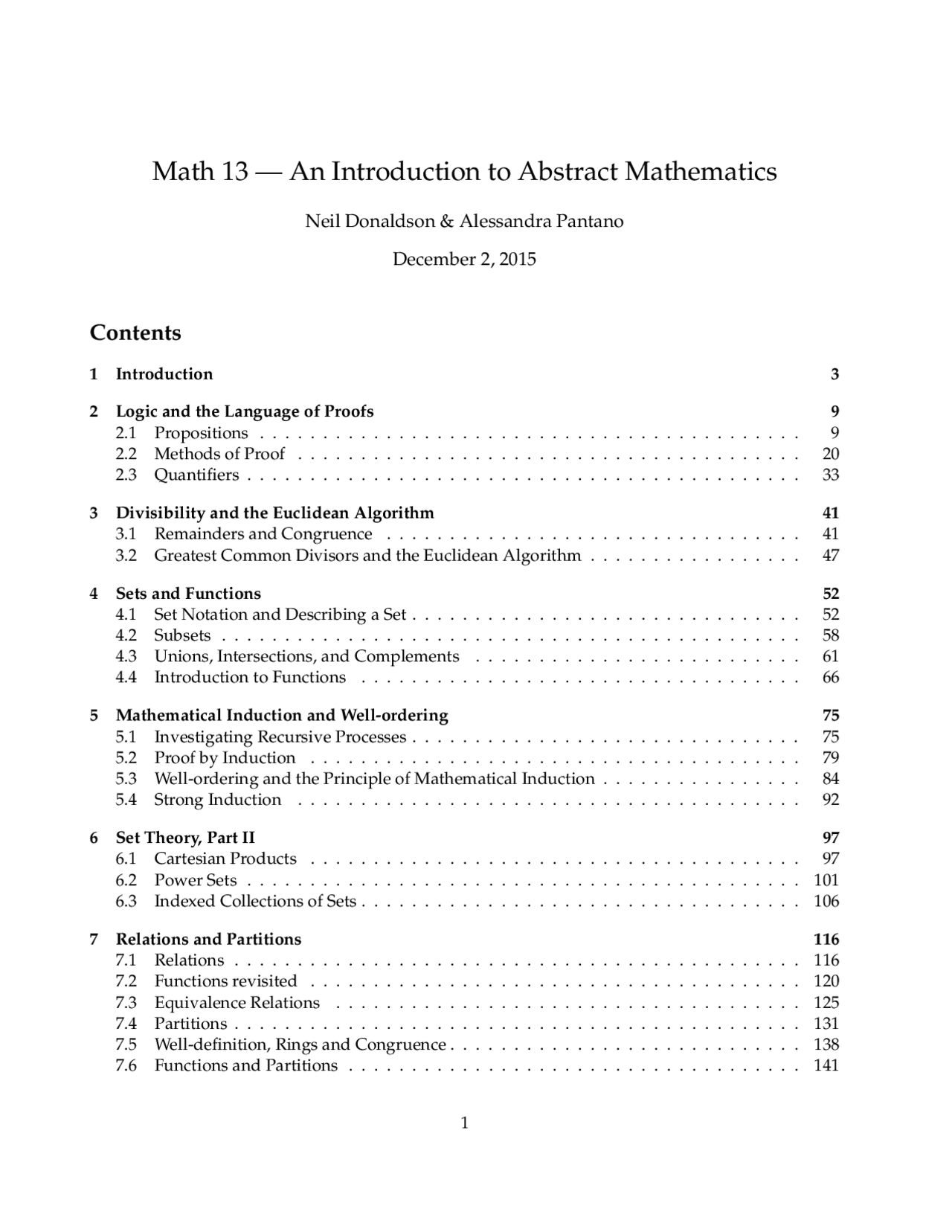 Math 13 — An Introduction to Abstract Mathematics | Study notes ...